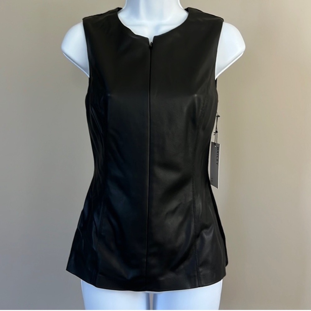 {Bailey 44} faux leather vest from Anthropologie